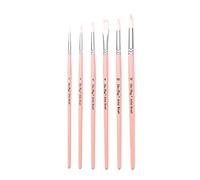 Portable Paintbrush Kit Wooden Paint Brushes Beginner Art Set For Canvas Rocks Watercolor Gouache Acrylic Painting Watercolor Brushes Professional For Artists Travel Brush Pens Set Refillable Kids Kit