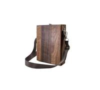 Portable Painting Box Writers Messenger Wooden Box Retro Shoulder Bag Postman Home Decor Storage Outdoor Briefcase Art Supplies Crossbody