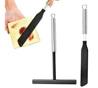 Portable Pancake Cooking Utensils for Bakery Kitchen Pancake Stand | Crepes Spreader Set | Panccake Crrepe Tools,Metal Baking Tools, Crepe Spreader and Spatula Kit Crepe Cooking Utensils