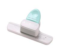 Portable Paper Hole Punch, 16x9.2x6cm ABS Round Binder Punching Tool for Scrapbook, School, Classroom, Cards, Paperwork, Notebook, Journal Projects