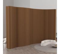 Portable Paper Room Divider - Versatile Freestanding Partit for Commercias Offices and Events (5m L x 2.4m H x 0.4 W) - Lightweight & Easy to Set Up