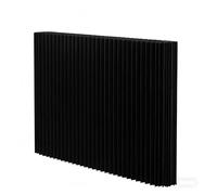 Portable Paper Screen Office Partition Wall, 1 Panel Modern Temporary Walls Indoor Folding Portable Partition Screen for Room Separation Dorm Studio Office(L2xW0.17xH1M)