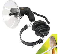 Portable Parabolic Microphone, Long Distance Bird Listening Telescope 100M, Nature Observation Digital Device for Outdoor Activities and Home Entertainment