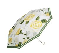 Portable Parasol with French Gold Hook, High Quality Pocket Umbrella, UV Protection for Sunny and Rainy Days, Manual Open Parasol with J-Stick Handle, Compact Travel Umbrella for, Green, Siehe