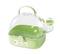Portable Parrot Cage Mini Birdcage Portable Handheld Cage for Outdoor Use Breathable Lightweight Small Birds Parrots(Green)