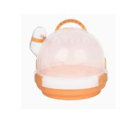 Portable Parrot Cage Take-out Cage for Parrots Small Birds Outdoor Special Portable Bird Bag Mini(Orange)