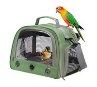 Portable Parrot Travel Bag - Lightweight Bird Carrier, Zippered Airflow Case | Cute Design With Standing Perch Comfort, Compact Pet Bird Bag Vet Visits Walking Trips For Outdoor Travel Adventures