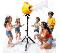 Portable Party Foam Cannon,4-In-1 Large Stage Foam Machine with Height Adjustable Tripod,1000W Stage Jet Foam Maker Machine,5-7M Spray Distance,for Garden Backyard Pool Indoor