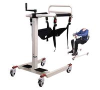 Portable Patient Lift Aid Lightweight Bedside Transfer Wheelchair for Car, Bathroom, Toilet Aids for Elderly Disabled