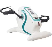 Portable Pedal Cycle Exerciser for Low Impact Fitness Rehabilitation - Speed Control, Remote LCD Display, Quiet Operation for Leg and Arm Exercises