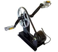 Portable Pedal Generator - 350W Emergency Power Supply with 12V & 5V Output for Household, Outdoor, and Mobile Use