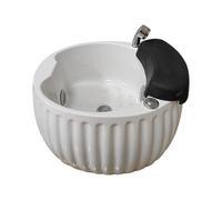 Portable Pedicure Foot Spa Bathtub Bowl for Home Salon Use, Acrylic Shampoo Sink for Comfortable Foot Care and Relaxation