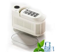 Portable Pellet Ice Maker Machine, Ice Maker Machine, Small Clear Ice Cube Maker, 8 Cubes in 10 Mins, One-Touch Start & Top-Fill Water Tank, Ultra-Compact Design for Office, Car, Travel & Outdoors