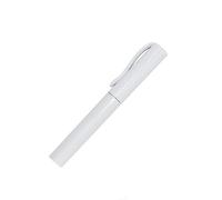 Portable Pen Shape Scissors Creative Safe Folding Scissors, Stationary Kids Paper-Cutting Handwork Art Tools Handcraft Scissor(White)
