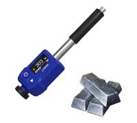 Portable Pen Type Hardness Tester, Leeb Hardness Testing Equipment, 360° Measurementt/Error: +0.5% (HLD=800)/Repeatability: 0.8%, Rechargeable OLED Display for Casting Abrasives Metal Processing