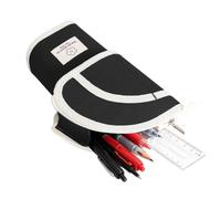 Portable Pencil Case Telescopic Standing Large Capacity 11x7.5x20cm | Quick Telescopic Adjust from Pouch To Cup, No Zipper Snag, Keeps Pens Sorted by Color or Type, For Exam Desk