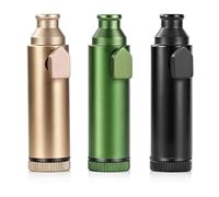 Portable Pepper Shaker (3 pack) - SnuffBulletSniffer Professional, Multi Functional SnortingKit PowderDispenser for Easy Use, Convenient Travel SpiceContainers (3)