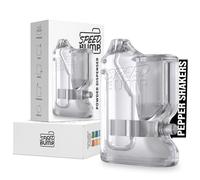 Portable Pepper Shaker (Clear) - Versatile Seasoning Set, Multi Functional Salt Dispenser Spice Shakers for Easy Use - Convenient & Durable Plastic Salt and Pepper Dispenser for Fine Spices