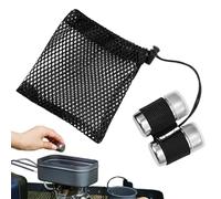 Portable Pepper Shaker, Travel Salt Container, Dispenser with Storage Bag for Picnic Mountain Kitchen Yard Gathering Hiking Home School