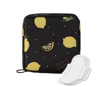 Portable Period Bag with Daisy Zipper - Period Bag | for On The Go with Zip | Panty Liner Tampon Menstrual cupp | Cute Sanitary Napkin Storage Purses | Sanitary Pad Storage