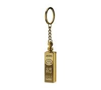 Portable Permanent Petrol Lighter Match Oil Lighter,Permanent Flint Keychain,Gold Bar Keychain Lighters,Multi-Functional Keychains Pendant,Cool Lighters - Fluid Not Included (1PCS)