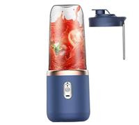 Portable Personal Juicer Blender, 400ml, 6 Blades, USB Rechargeable, Mini Cup for Sports, Travel and Outdoors