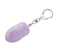 Portable Personal Safety Alarm Keychain for Night Walks and Outdoor Adventures (Purple )