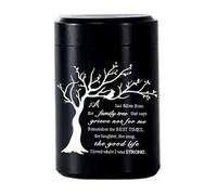 Portable Pet Ash Container Stainless Steel Tiny Urn Memorial Butterfly Tree Engraved Cas for Memory