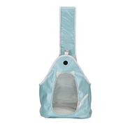 Portable Pet Carrier Bag, Foldable Cat Dog Leather Single Shoulder Bag, Hard Bottom with Breathable Mesh, Adjustable Hook and Loop Design, High Reflective Decoration for Night Safe