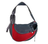 Portable Pet Carrying Bag, Mesh Breathable Design, Secure Closure Structure, Durable Leather Mesh Combination, Travel Comfortable Pet Bag (L Yellow)