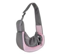 Portable Pet Carrying Bag, Mesh Breathable Design, Secure Closure Structure, Durable Leather Mesh Combination, Travel Comfortable Pet Bag (L Yellow)