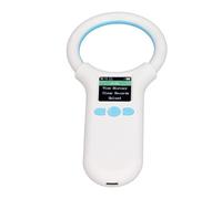 Portable Pet Chip Scanner Animal Tag Reader Handheld Microchip ID Reader with OLED Screen 500 Info Records Storage