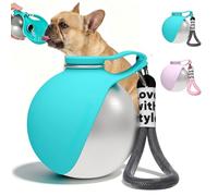 Portable Pet Drinking Bottle, 2 in 1 Travel Water Bottle, Foldable
