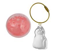 Portable Pet Hair Storage Bottle,Hanging Charm Cat Hair Keychain Pet Memorial Gifts for Loss of Cats