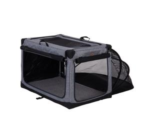 Portable Pet Home - Size L: 91 x 61 x 58 cm (L x W x H) - Grey