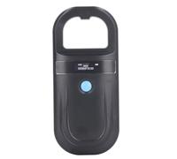 Portable Pet ID Microchip Reader 134.2KHz, Black Rechargeable Animal Chip Scanner Animal Tag Scanner for Pet