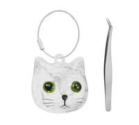 Portable Pet Lord Keyring Clear PVC Bottle Loss Artifacts and Beloved Gifts Recyclable Beard Display Key Ring