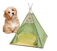 Portable Pet Tent - Dog Playpen, Foldable Dog Tent | Machine Washable Indoor Dog House, Stable Cat Tent with Breathable Mesh for Pet Shop, Home, Cattery, Indoor Use, Green, 50x50x65cm