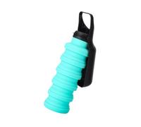 Portable Pet Travel Bottle with Foldable Silicone Body, Attached Drinking Trough, Carry Handle for Walks Commuting Dog Drink Bottle Portable Water Cup Walk Water Dispenser Pet Outing