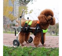 Portable Pet Wheelchair for Dogs & Cats - Adjustable 2-Wheel Mobility Aid for Small Pets, XXS Size, Perfect Stroller for Disabled Animals on the Go