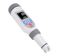 Portable pH Tester Pen with Temperature, Digital Water Quality pH Meter for Food Aquaculture Pool Testing Rechargeable pH Test Pen with Auto Temperature Compensation