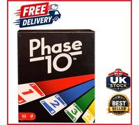 Portable Phase 10 Card Game Medium Size for Indoor Play 2-6 Players