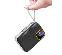 Portable Phone Charger 10000mAh Quick Charge 3.0 USB Power Bank LED Dispaly Fast Charging External Battery Pack Compatible with Google LG Android Samsung Galaxy Nintendo Switch (Black)