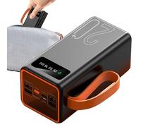 Portable Phone Charger - External Solar Battery - Long-Lasting External Battery, Power Bank with Solar Charger for Charging Your Devices Outdoor, Camping and Hiking