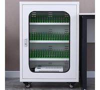 Portable Phone Charging Cabinet with Wheels - 60 Ports Recharable Phone Sto Locker, Ideal for Schools & Airports, Secure Cellphone Charging t
