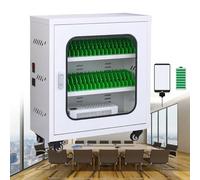 Portable Phone Charging Station with USB Interface - Secure Multi-Device Locker for School, Library, Factory, and Conference Room Use