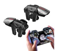 Portable Phone Game Trigger - 2-Pack Sensitive Mobile Games Triggers, Plug Play gamingss Controller Joysticks FPS Shooters, Adjustable Smart Phone Gamings Clip | Anti-Slip Ergonomic Gamingg Accessory