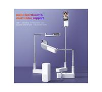 Portable Phone Holder Stand w/ Wireless Dimmable LED Selfie Fill Light