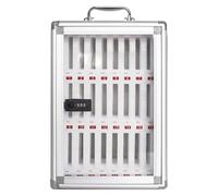 Portable Phone Safe Phone Locker Mobile Phone Stand for Business Conference Room - Secure Storage for Smartphones nizer for Office Meetings (24)