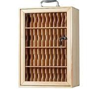Portable Phone Safe Storage Cabinet - Lockable with Transparent Compartments for Schools & Offices - Secure Lock Box for Exam & Work Use